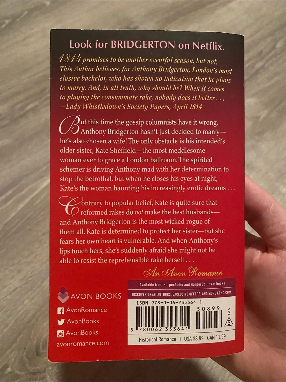 Bridgerton “The Viscount Who Loved Me” book 🫖